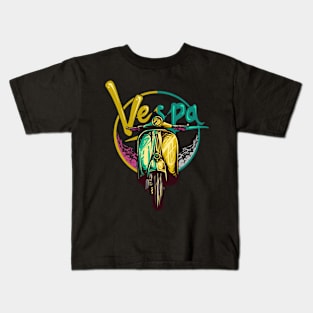 Vespa tshirt design Kids T-Shirt